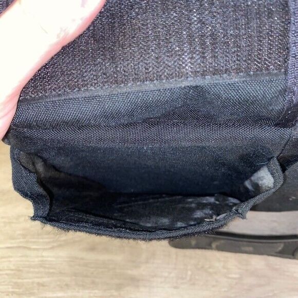 Vintage LL Bean Camera Shoulder Bag Made in USA Shoulder Strap Pockets Black - Picture 2 of 6